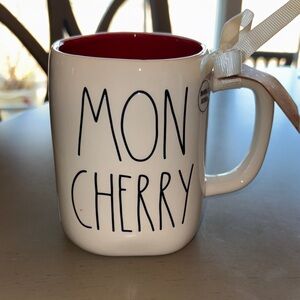 Rae Dunn Mon Cherry Mug